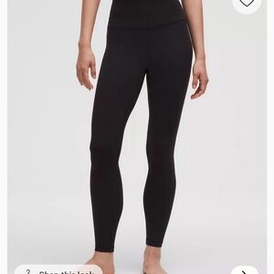 Lululemon athletica Black Align High-Waist Leggings 28”